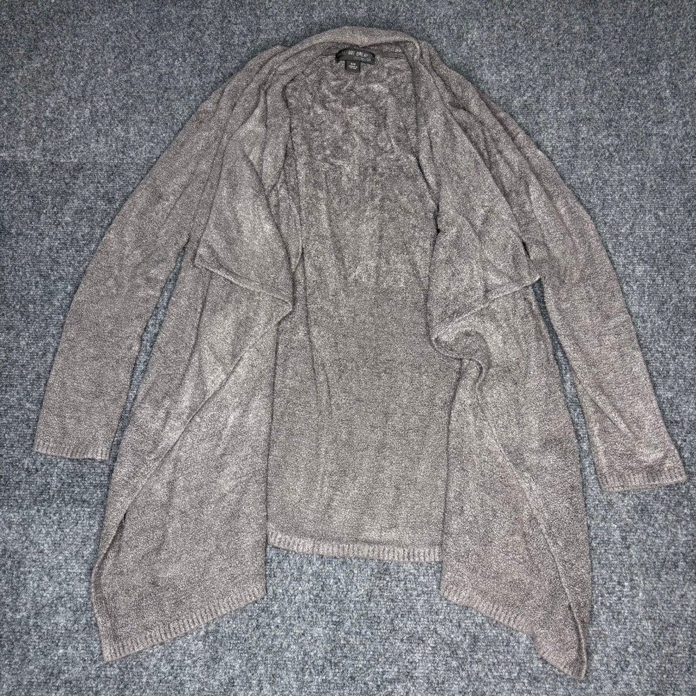 Barefoot Dreams CozyChic Lite Cardigan Duster Open Front Gray‎ Size S M